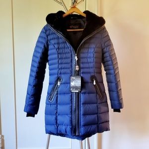 NWT Pajar Coat Navy Blue Cece Down Puffer Jacket